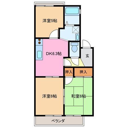 久居駅 徒歩15分 2階の物件間取画像